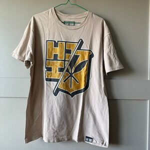 HI Finest Graphic T-Shirt Mens Large Tan Iulai Line 2021 Short Sleeve Tee